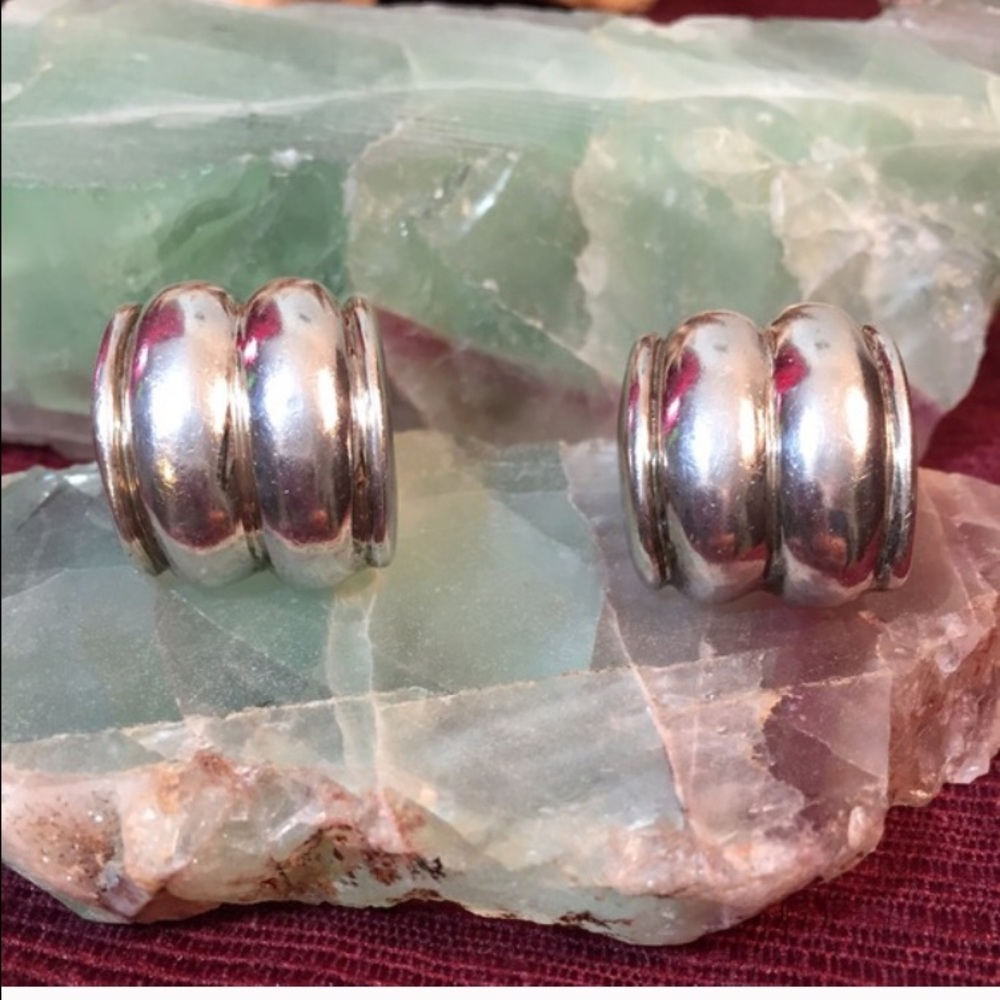 Vintage Set of 3 Clip-on Earrings! KJL, Carlisle